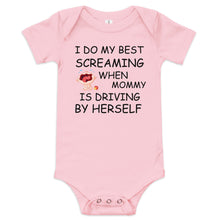 I Do My Best Screaming Baby short sleeve one piece