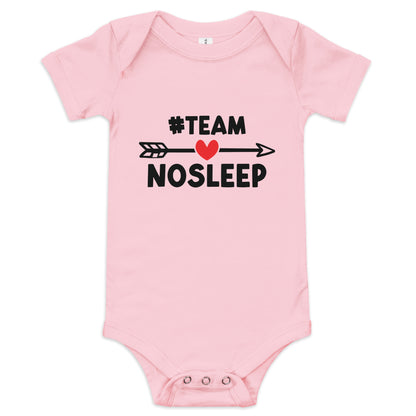 Team No Sleep Baby short sleeve one piece