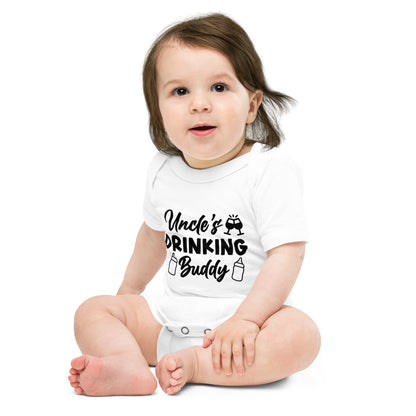 Uncles Drinking Buddy Baby short sleeve one piece
