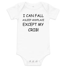 I Can Fall Asleep Anyplace Baby short sleeve one piece