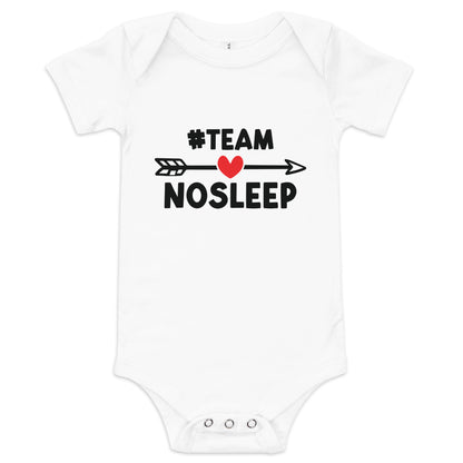 Team No Sleep Baby short sleeve one piece