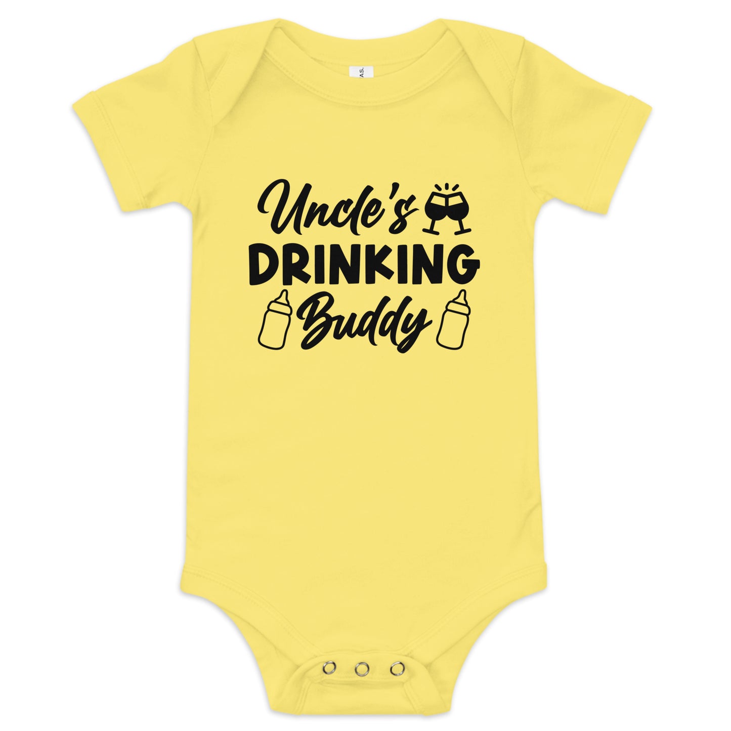 Uncles Drinking Buddy Baby short sleeve one piece