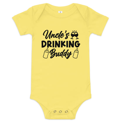 Uncles Drinking Buddy Baby short sleeve one piece