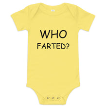 Who Farted Baby short sleeve one piece