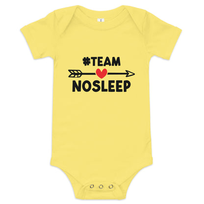 Team No Sleep Baby short sleeve one piece