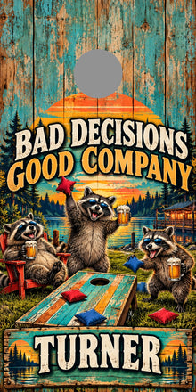 Bad Decisions Good Company — gray hole position marker; marker not printed