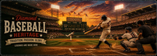 Baseball Diamond Heritage Desk Mat