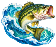 Big Catch Bass standalone decal only