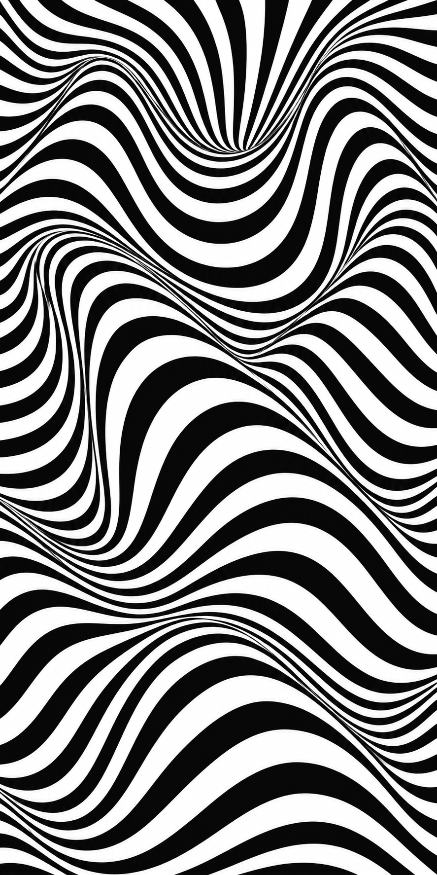 Black and White Wave cornhole wrap hole-free artwork