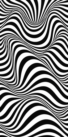 Black and White Wave cornhole wrap hole-free artwork