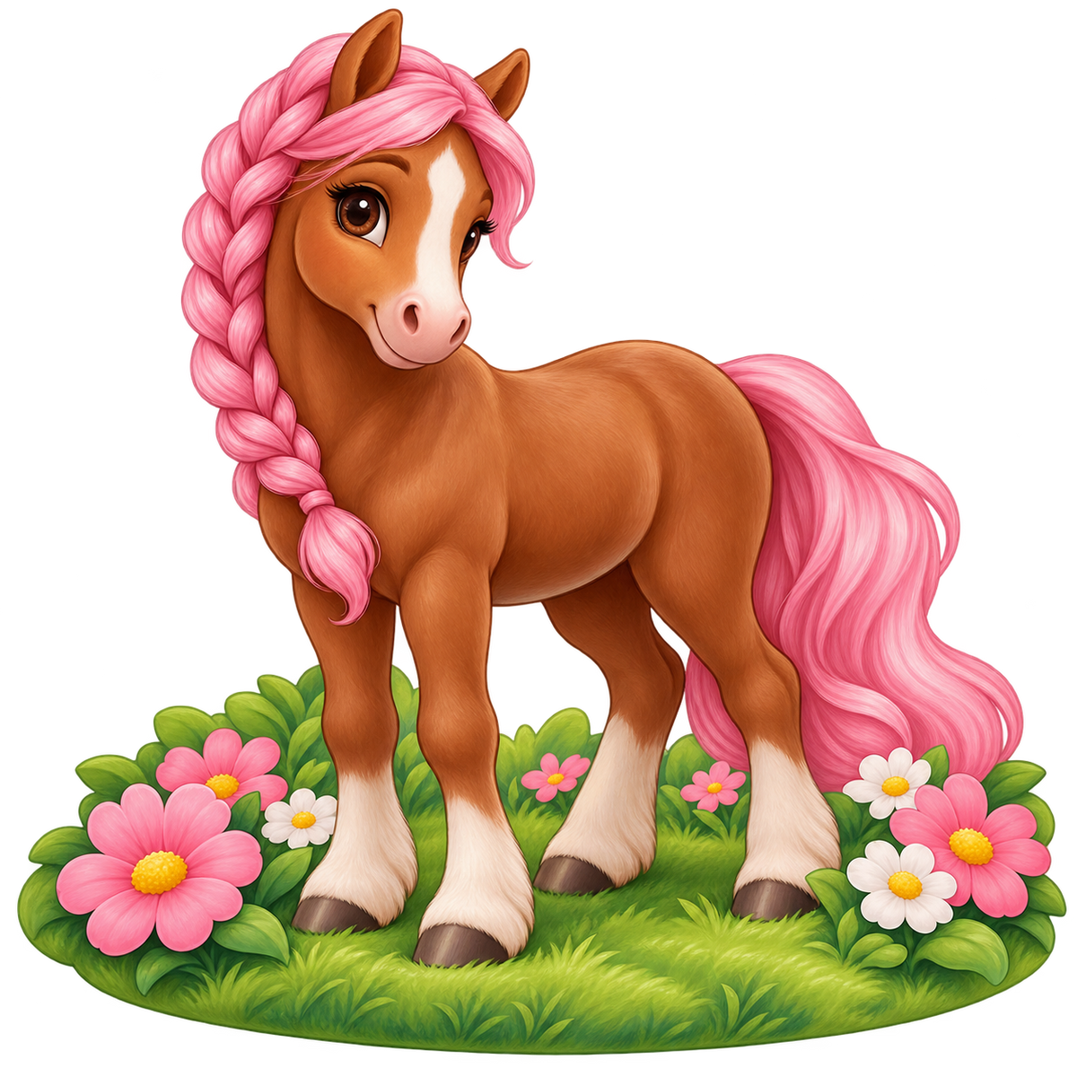 Blossom Pony standalone decal only