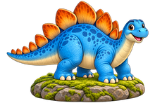 Blue Ridge Stegosaurus standalone decal only