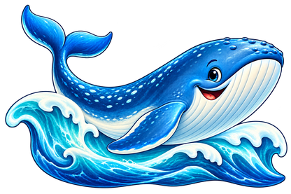 Blue Whale Voyage standalone decal only