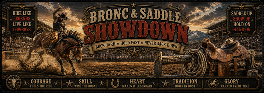 Bronc & Saddle Showdown Desk Mat