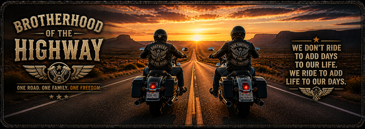 Brotherhood of the Highway Desk Mat