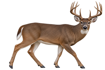 Majestic Whitetail Buck Realistic Large Wall Decal isolated transparent artwork