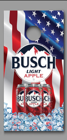 Busch Light Cornhole Apple Corn Hole Board Decal Wrap single