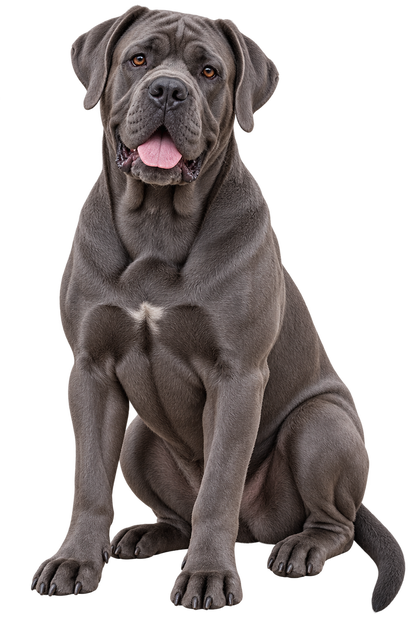 Cane Corso realistic full body contour cut dog decal artwork