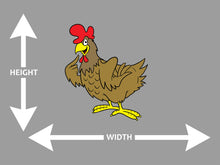 Cartoon Hen Wall Art Decal