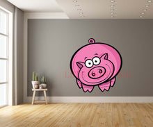 Cartoon Pig Wall Art Decal