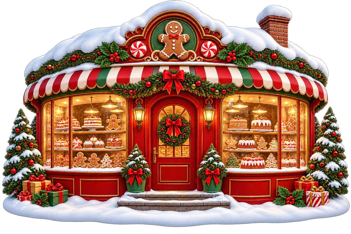 Christmas Bakery Window standalone artwork