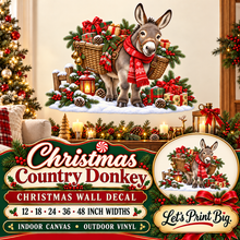 Christmas Country Donkey summary – 12 to 48 inch widths