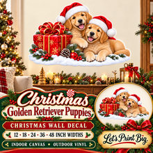 Christmas Golden Retriever Puppies summary – 12 to 48 inch widths
