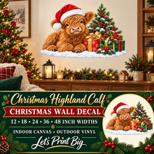 Christmas Highland Calf summary – 12 to 48 inch widths
