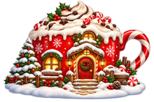 Christmas Hot Cocoa Cottage standalone artwork