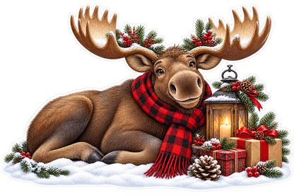 Christmas Moose Lodge standalone artwork