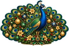Christmas Peacock Elegance standalone artwork