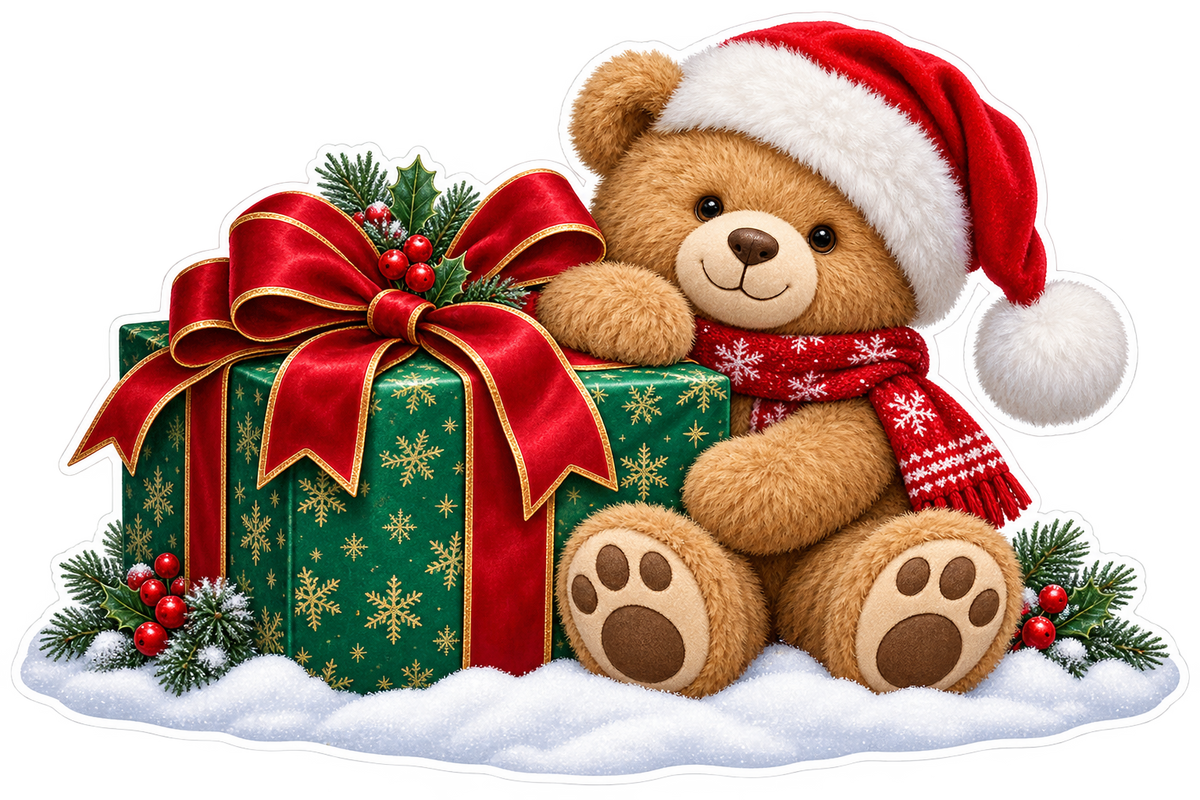 Christmas Teddy Bear Gift Shop standalone artwork