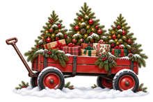 Christmas Tree Farm Wagon standalone artwork