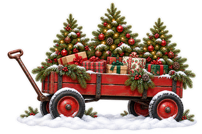 Christmas Tree Farm Wagon standalone artwork
