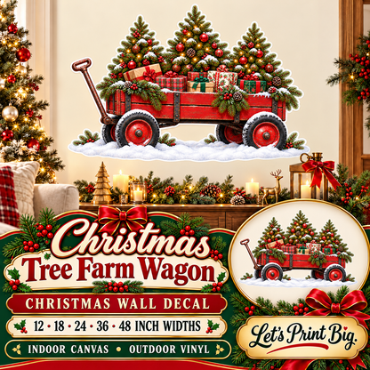 Christmas Tree Farm Wagon summary – 12 to 48 inch widths