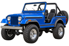 1979 Jeep CJ-5 Cobalt Blue 4x4 transparent contour cut decal artwork