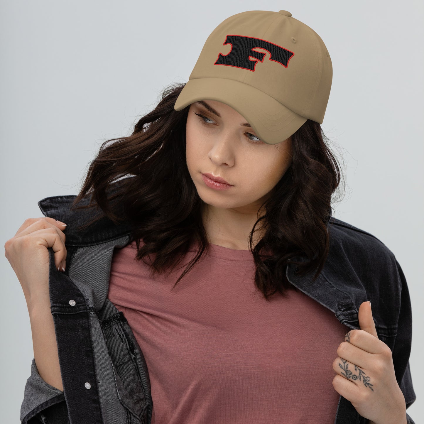 Letter "F" Embroidered Dad hat