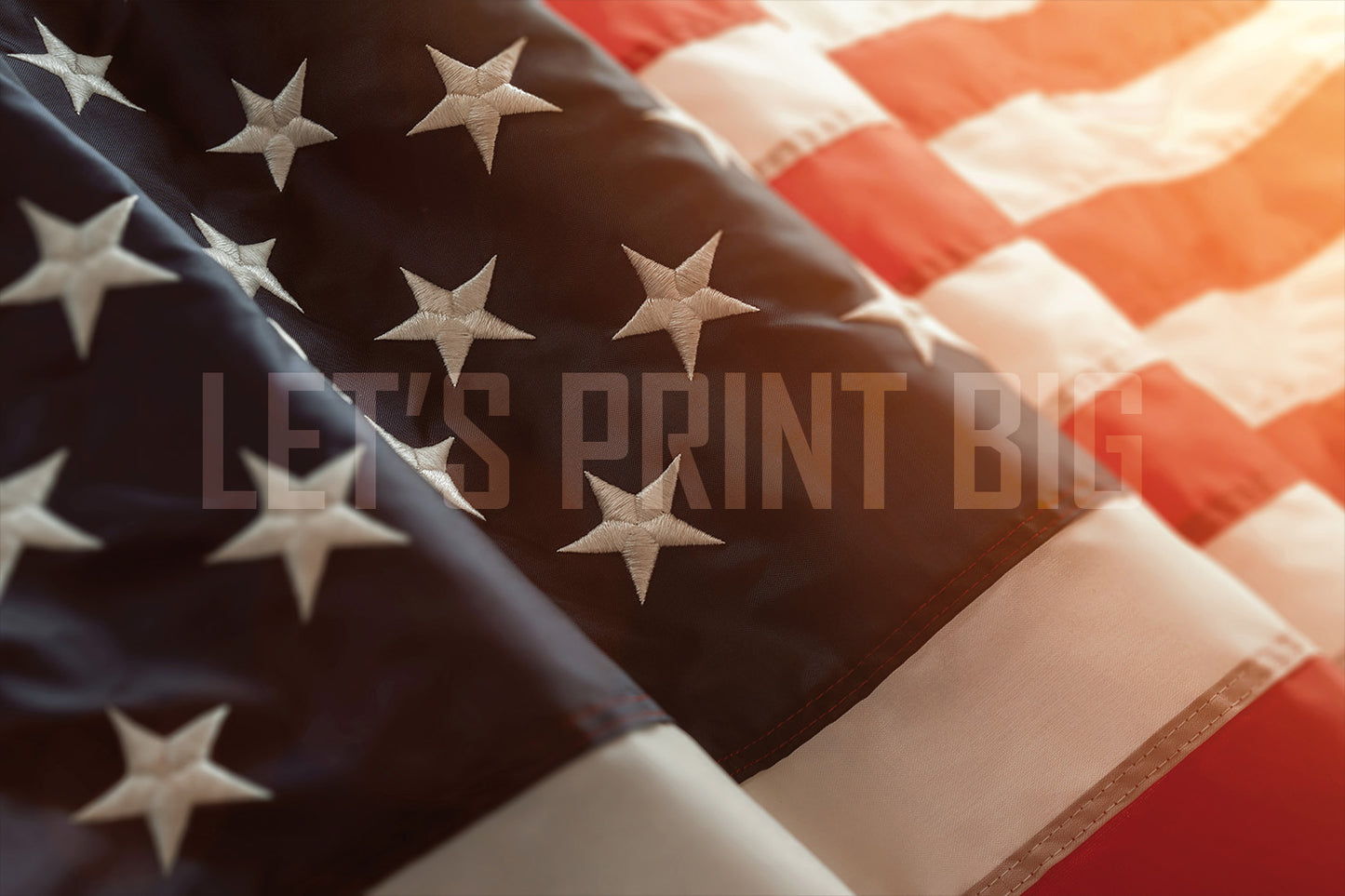 Amazing Close up American Flag Wallpaper Wall mural proof