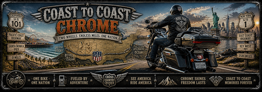 Coast to Coast Chrome Desk Mat