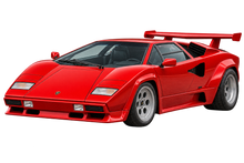 Rosso Red classic Lamborghini Countach transparent contour cut decal artwork