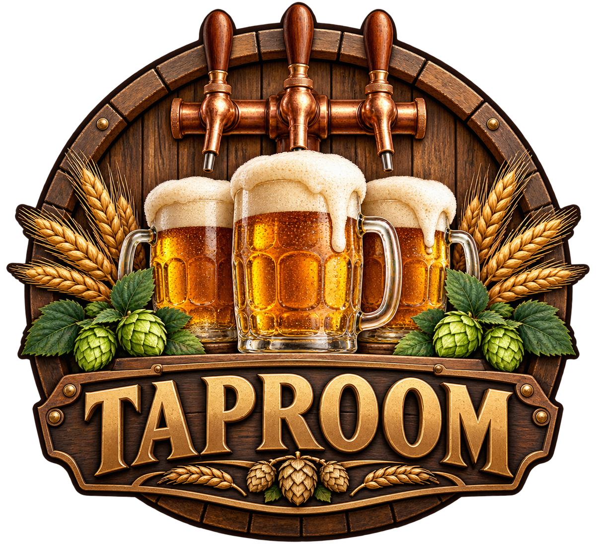 Craft Beer Taproom standalone artwork