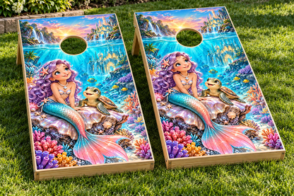Crystal Cove Mermaid installed-board mockup; boards not included