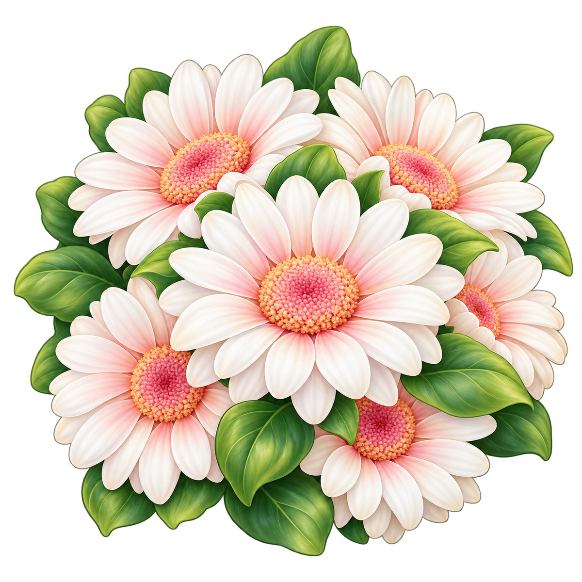 Daisy Dream Bouquet standalone decal only