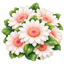 Daisy Dream Bouquet standalone decal only
