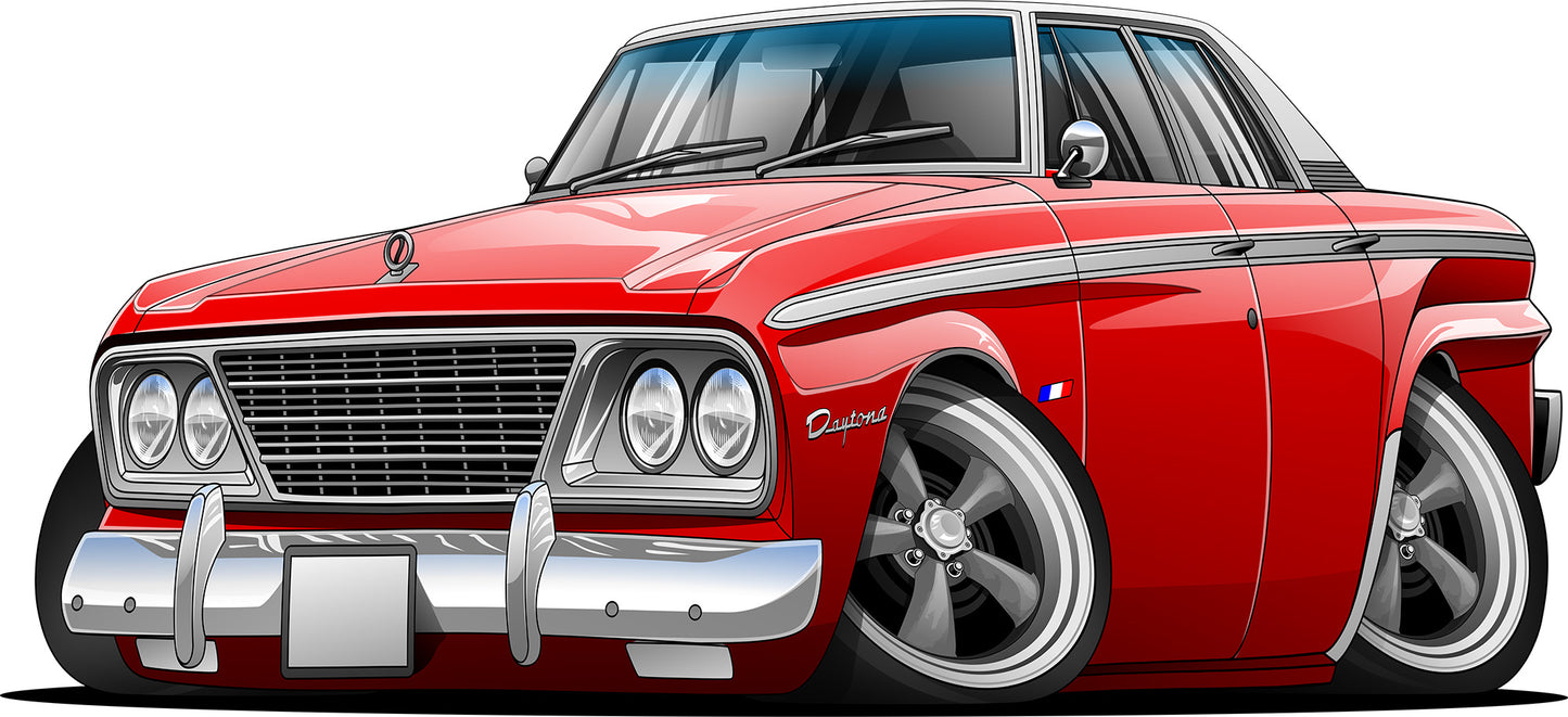 1965 Hot Rod Classic Studebaker Daytona Art Wall Decal