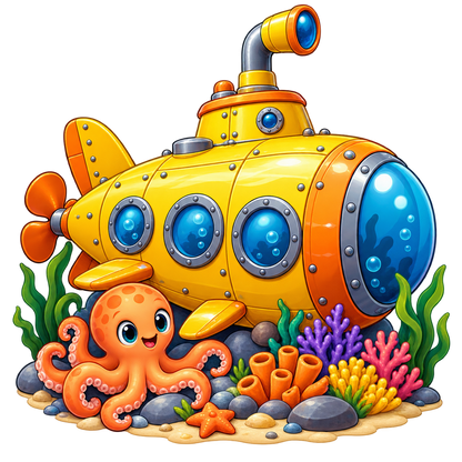 Deep Sea Submarine standalone decal only