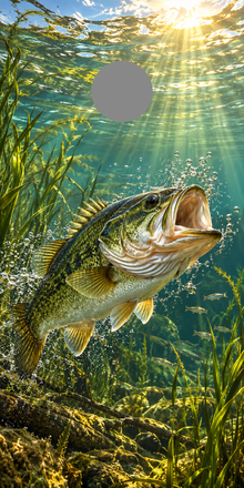 Deep Water Bass regulation gray hole-position proof marker