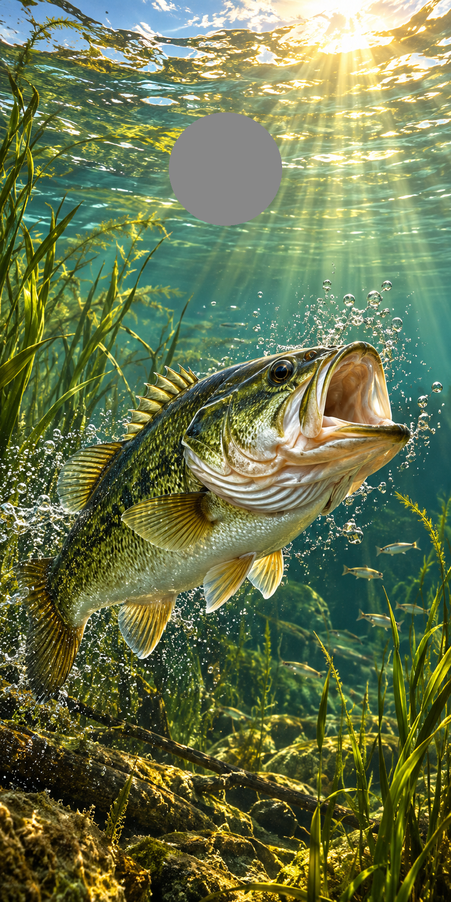 Deep Water Bass regulation gray hole-position proof marker