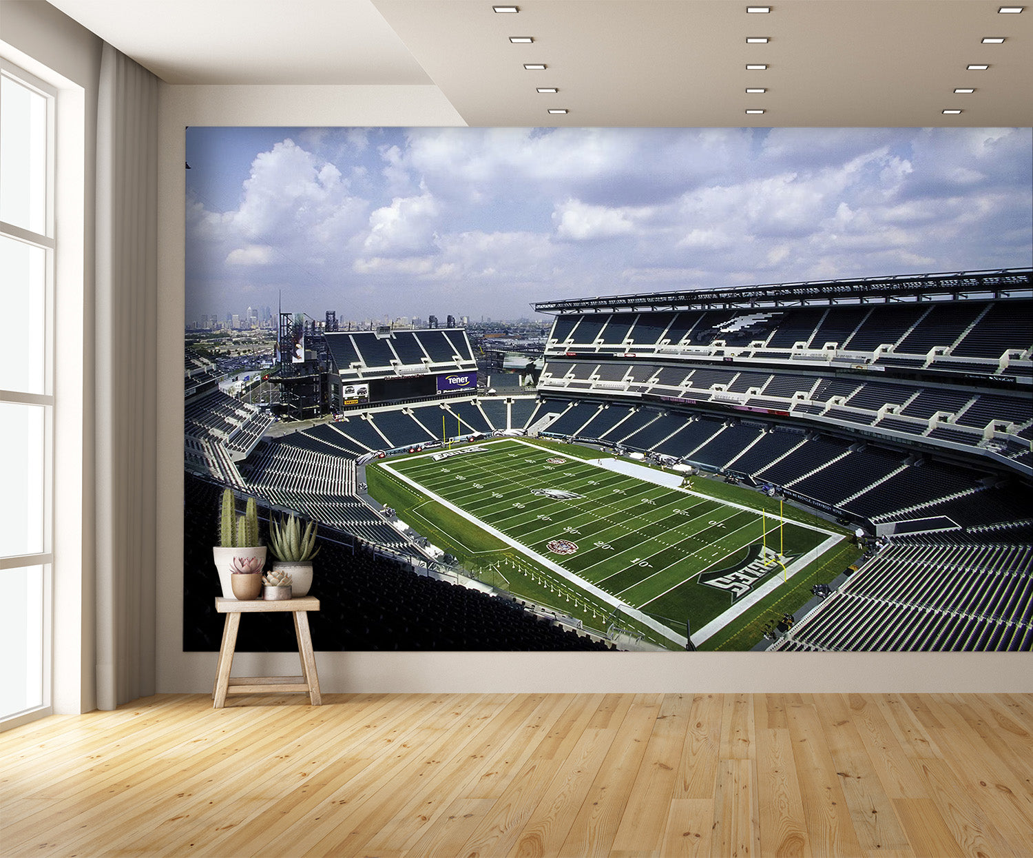Lincoln Financial Field Stadium Wall Mural