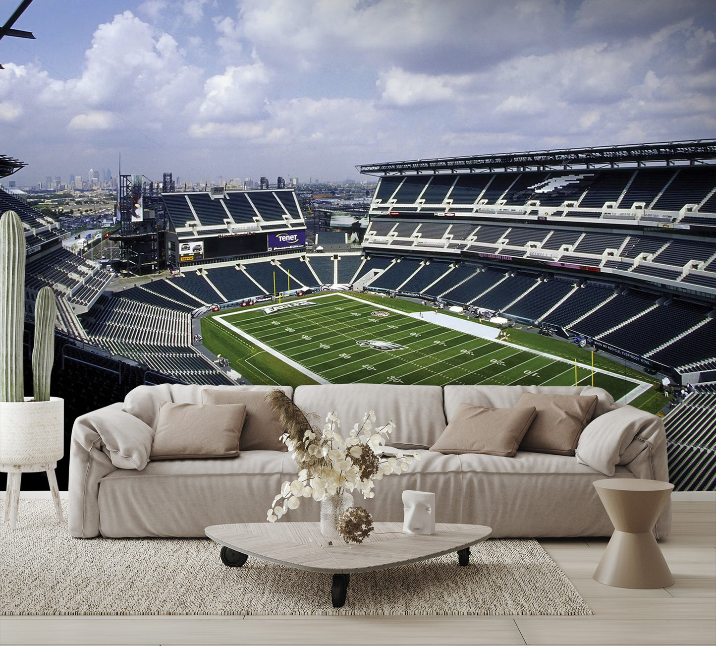 Lincoln Financial Field Stadium Wall Mural